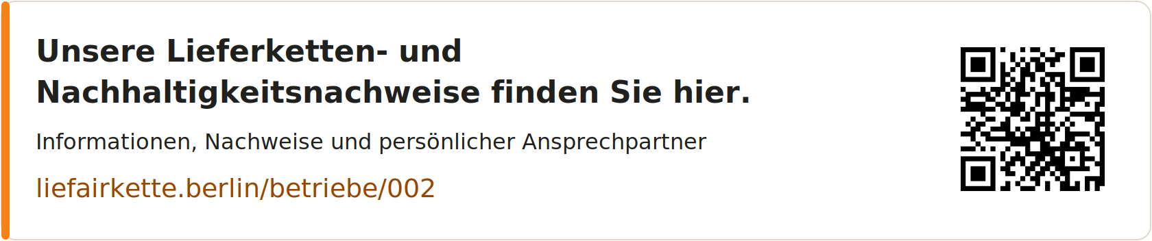 Unsere Lieferketten- und Nachhaltigkeitsnachweise finden Sie hier – Profil-Link und QR-Code für fm Büromöbel Österreich GmbH