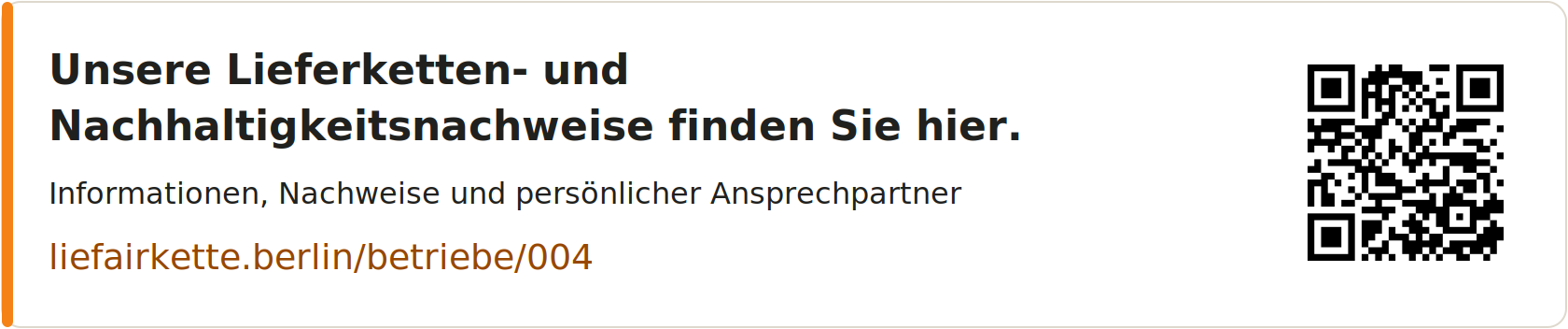 Unsere Lieferketten- und Nachhaltigkeitsnachweise finden Sie hier – Profil-Link und QR-Code für W. Kaulich GmbH & Co. KG