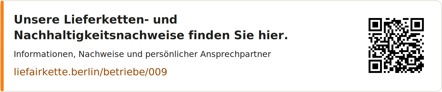 Unsere Lieferketten- und Nachhaltigkeitsnachweise finden Sie hier – Profil-Link und QR-Code für Jörg Wellegehausen Dachtechnik