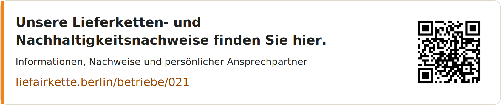 Unsere Lieferketten- und Nachhaltigkeitsnachweise finden Sie hier – Profil-Link und QR-Code für Gerhard Borchert Baustoff-Fachhandel GmbH