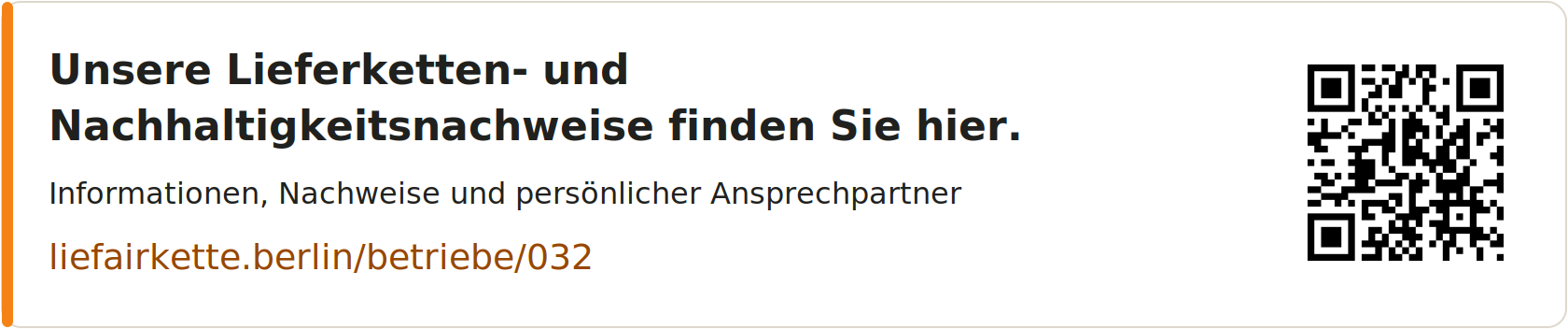 Unsere Lieferketten- und Nachhaltigkeitsnachweise finden Sie hier – Profil-Link und QR-Code für Wolter Lackfronten GmbH